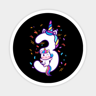 Funny Birthday Unicorn Magnet